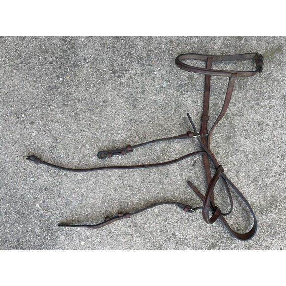 Brown Horse  Leather Driving Harness - Picture 4 of 8
